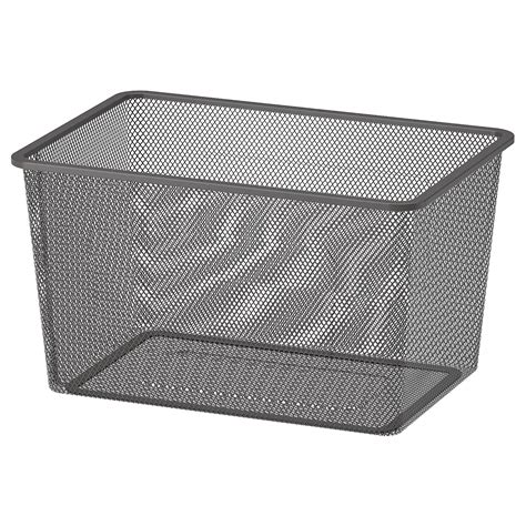 steel mesh storage box|ikea mesh basket storage.